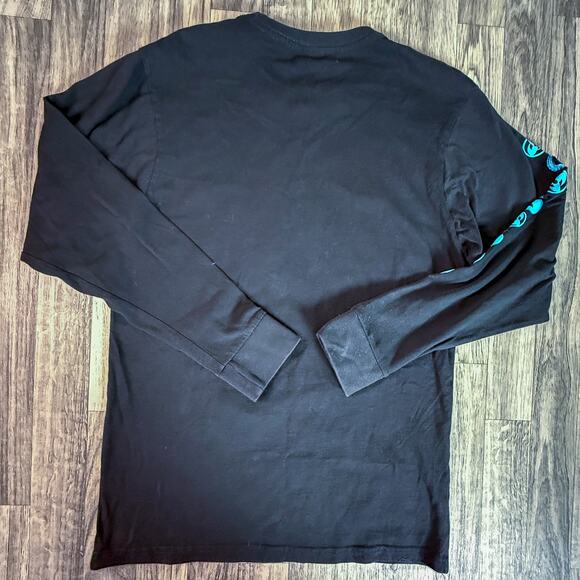 Kakashi Naruto Shippuden 1400 Anime Long Sleeve Shirt Black Medium VIZ Official - Picture 2 of 6